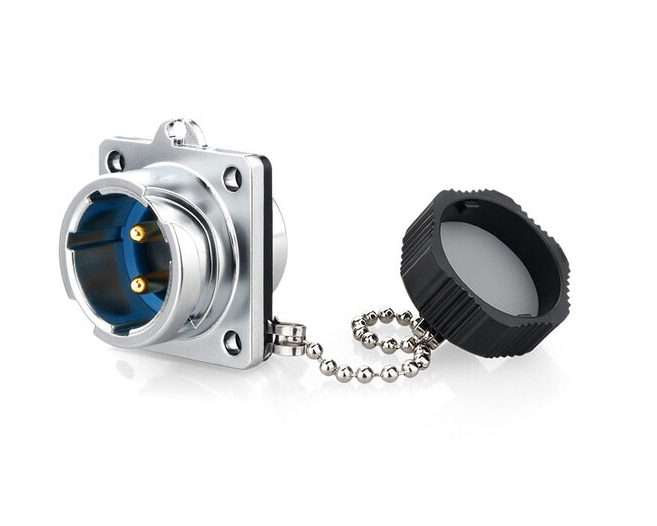 YZ-20-C02PE-03-001 — приборная розетка YZ-20 (штыри)