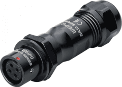 SA1010/S3IB — проходная кабельная розетка SA10 (гнёзда)
