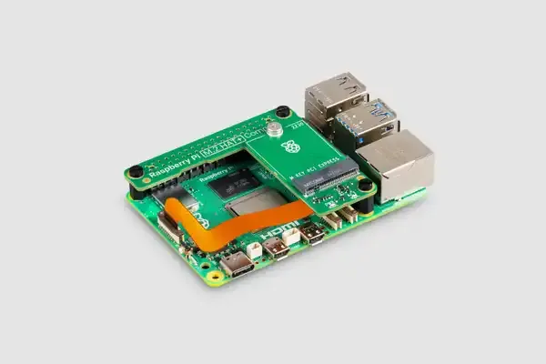 Плата расширения Raspberry Pi M.2 HAT+ — общий вид